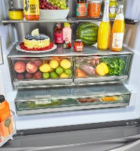 LRFXC2416S LG 36 Inch Counter Depth French Door Smart Refrigerator with Craft Ice - 23.5 cu. ft., Stainless Steel-8