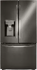 LRFDS3016D LG 29.7 cu ft French Door in Door Refrigerator - Black Stainless Steel