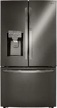 LRFDS3016D LG 29.7 cu ft French Door in Door Refrigerator - Black Stainless Steel