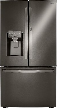 LRFDS3016D LG 29.7 cu ft French Door in Door Smart Refrigerator with Craft Ice - 36 W Black Stainless Steel