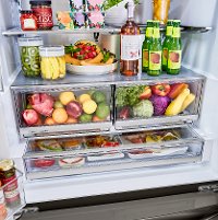 LRFDS3016D LG 36 Inch French Door in Door Smart Refrigerator with Craft Ice - 29.7 cu. ft., Black Stainless Steel-5