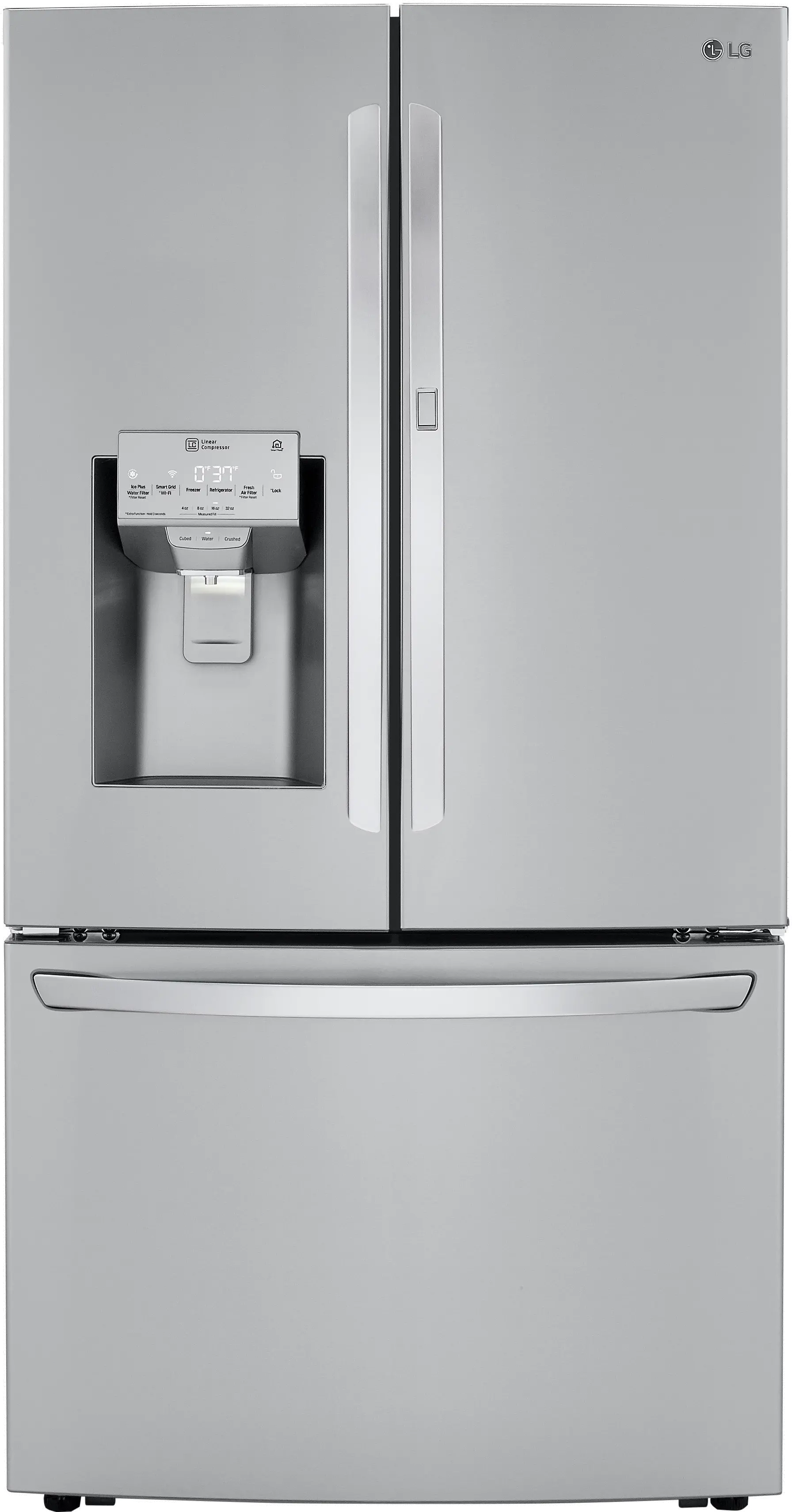 LRFDS3016S LG 29.7 cu ft French Door Refrigerator - Stainless Steel-1