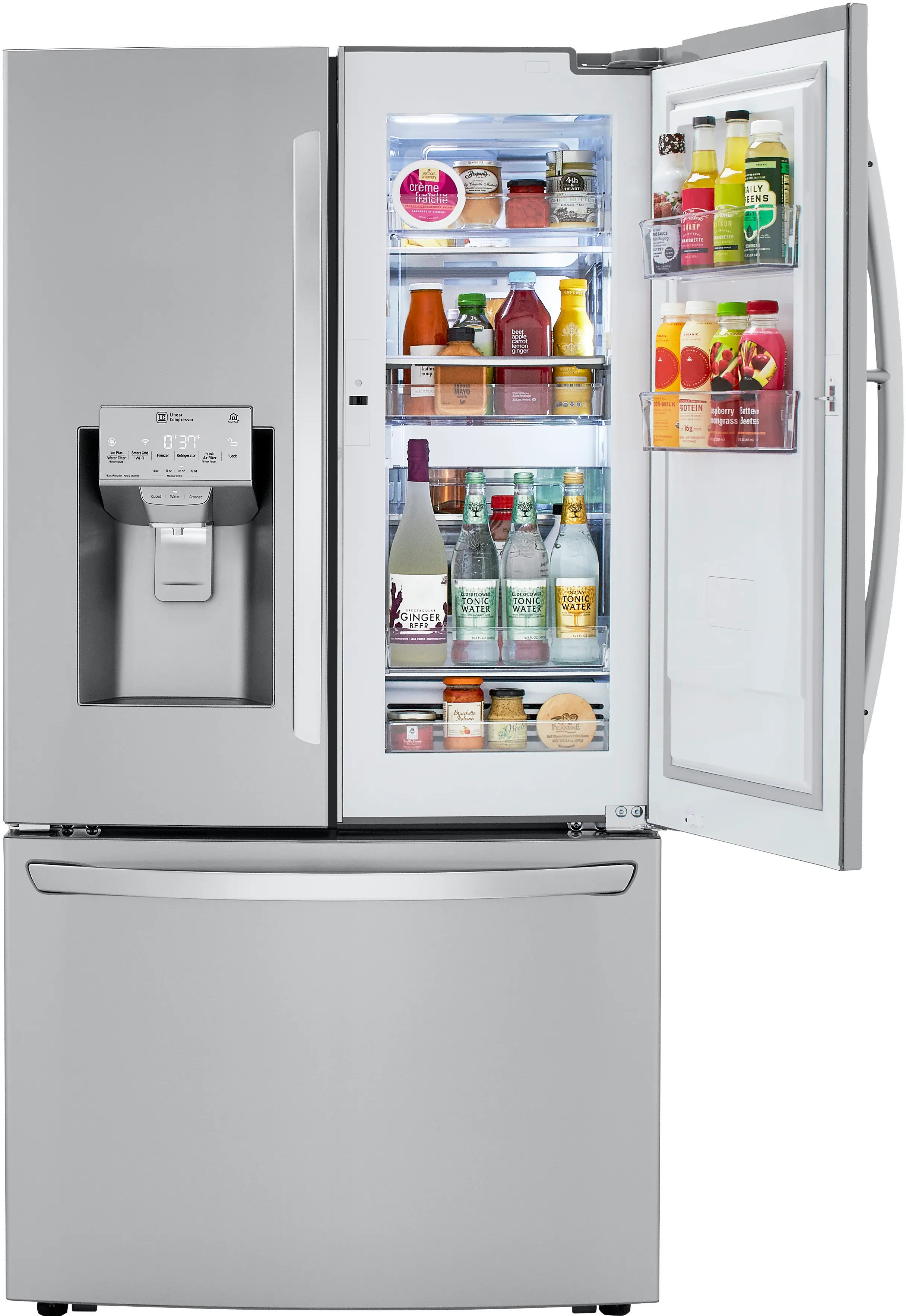 LRFDS3016S LG 29.7 cu ft French Door Refrigerator - Stainless Steel-3