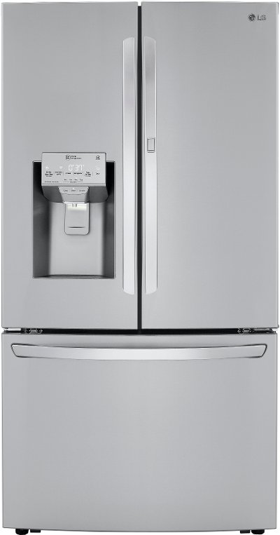 LRFDS3016S LG 36 Inch French Door in Door Smart Refrigerator with Craft Ice - 29.7 cu. ft., Stainless Steel