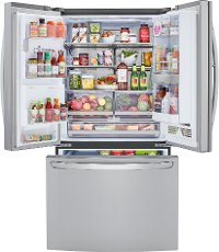 LRFDS3016S LG 36 Inch French Door in Door Smart Refrigerator with Craft Ice - 29.7 cu. ft., Stainless Steel-2