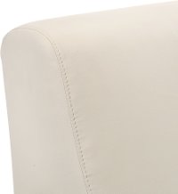 Modern Faux White Leather Accent Chair - Kuala-8