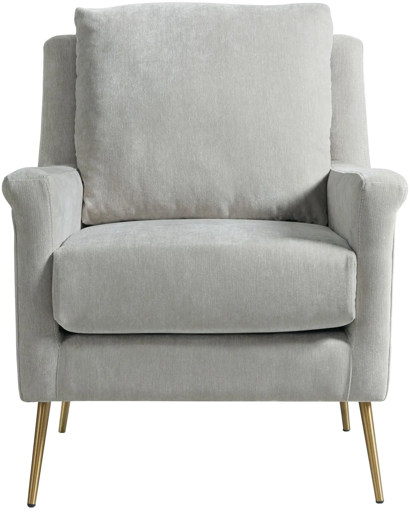 Cambridge Mid Century Modern Dove Gray Accent Chair-3