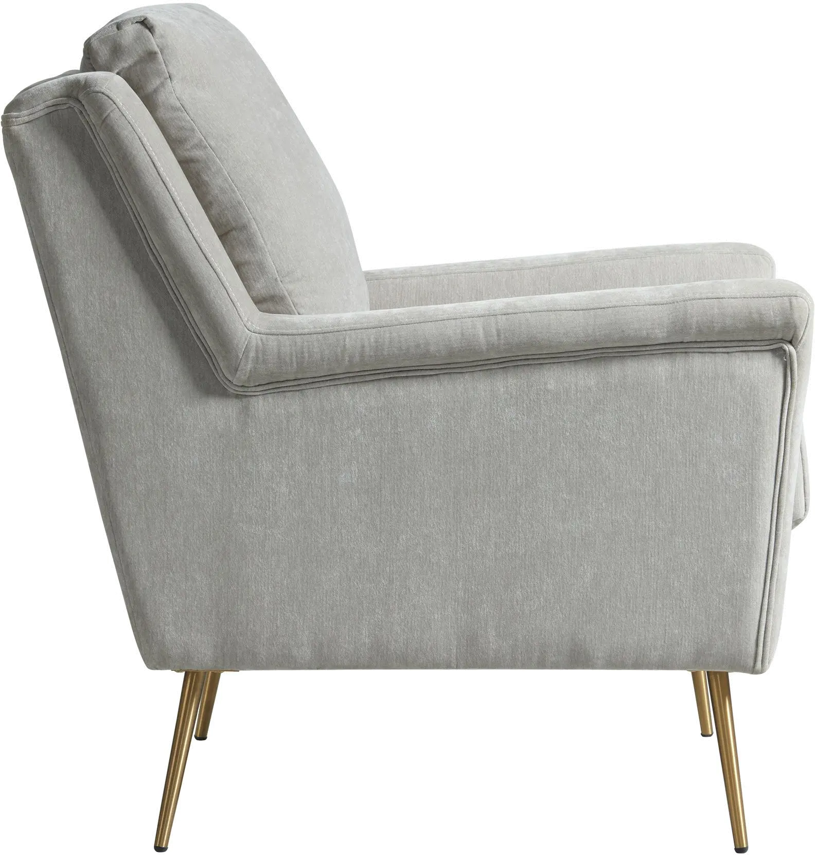 Cambridge Mid Century Modern Dove Gray Accent Chair-4