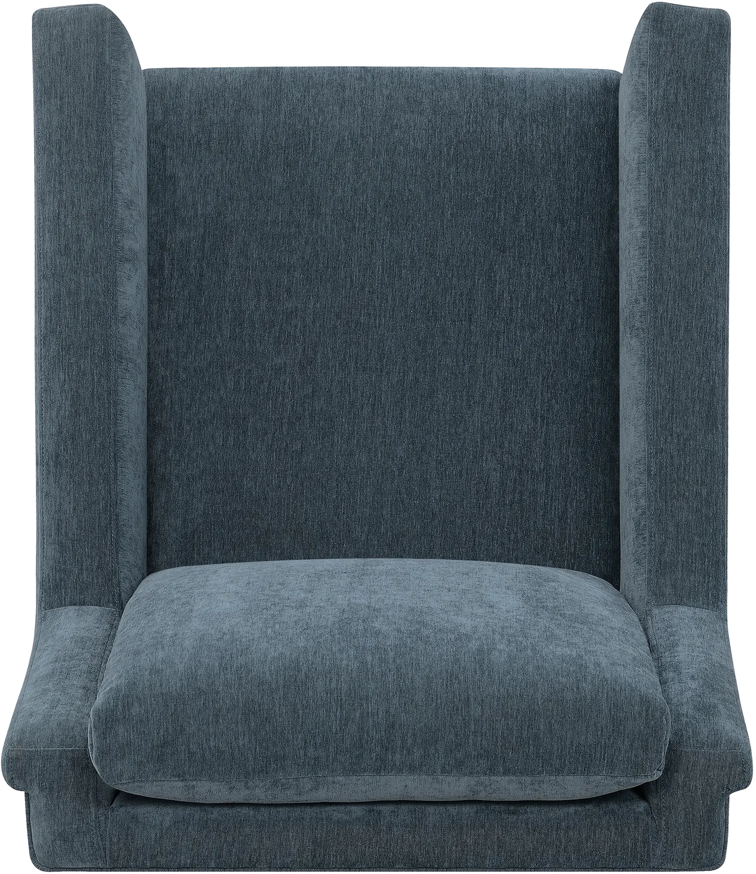 Cambridge Mid Century Modern Slate Blue Accent Chair-8