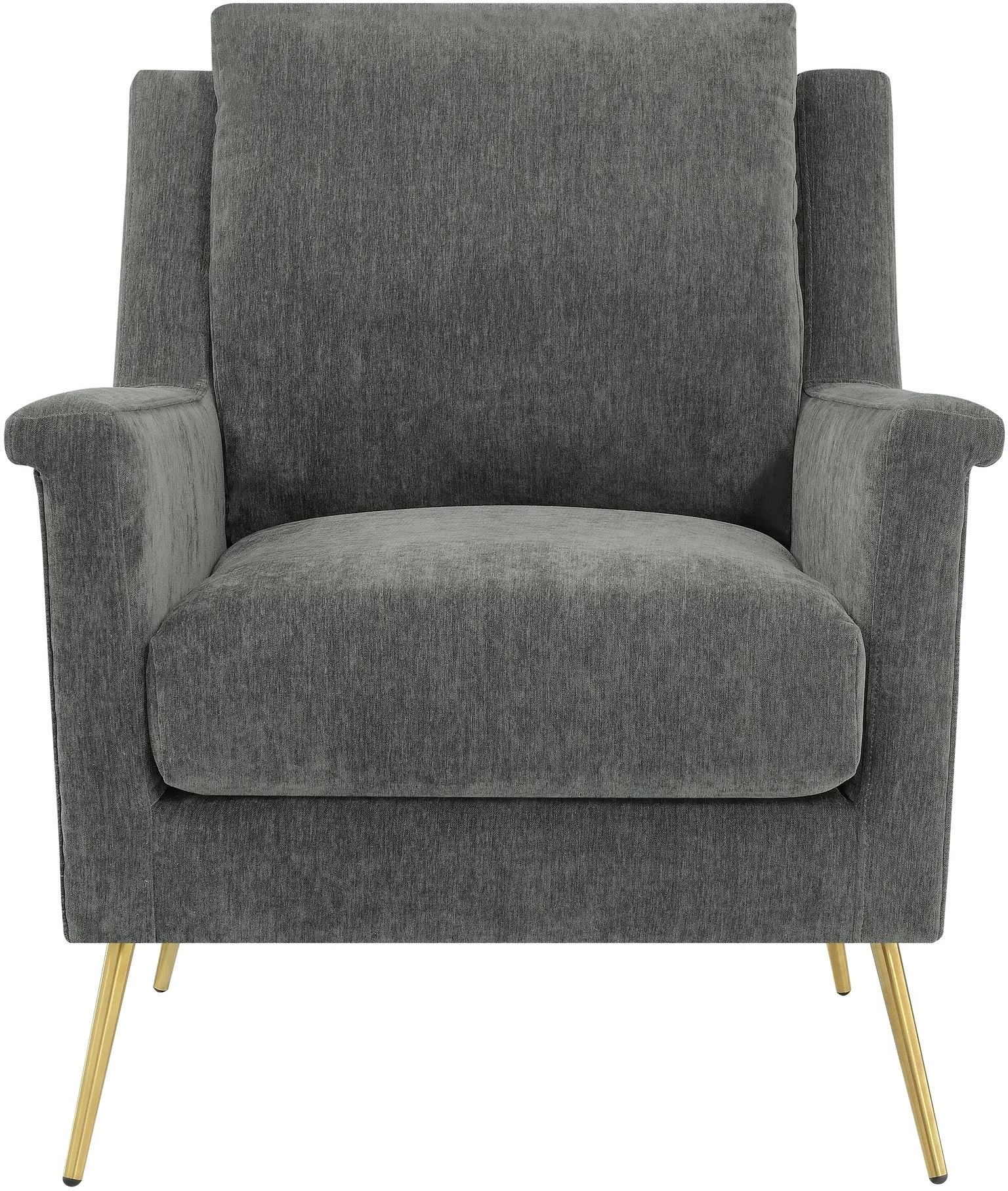 Cambridge Mid Century Modern Coal Gray Accent Chair-3