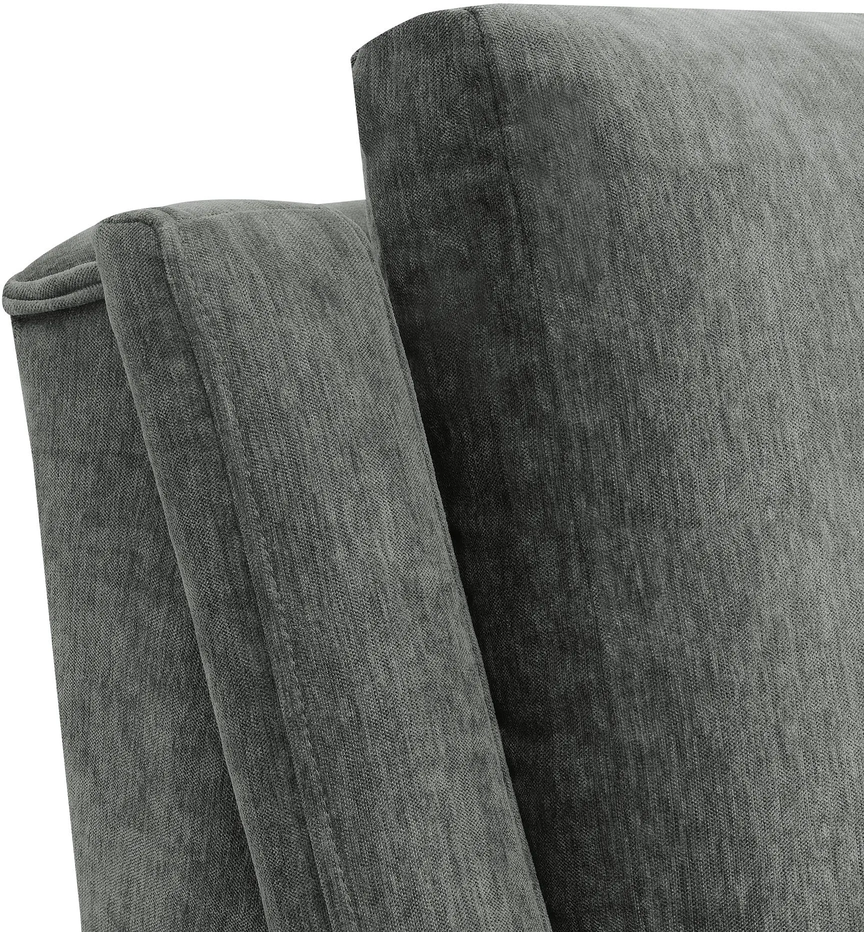 Cambridge Mid Century Modern Coal Gray Accent Chair-6