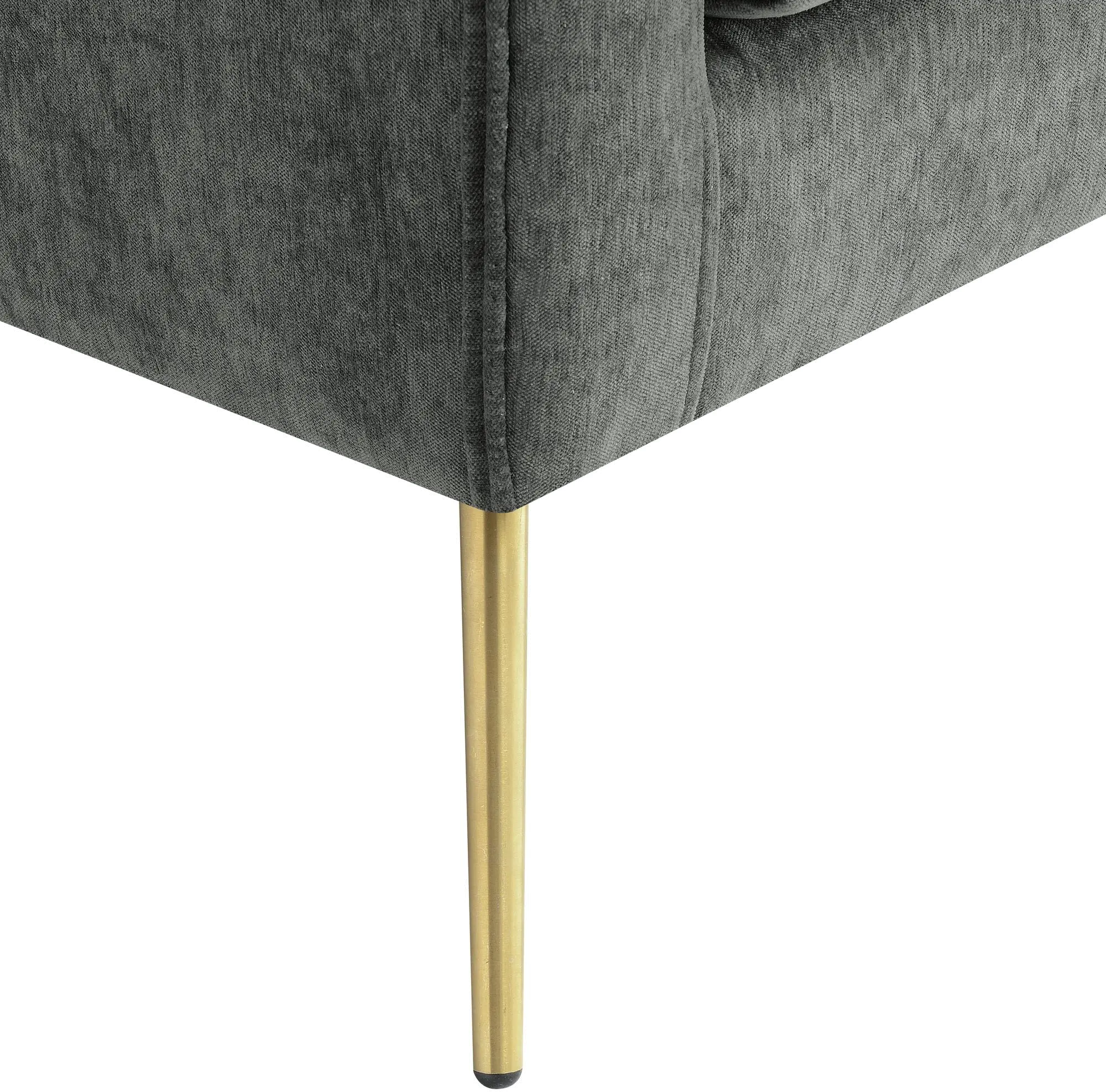 Cambridge Mid Century Modern Coal Gray Accent Chair-7