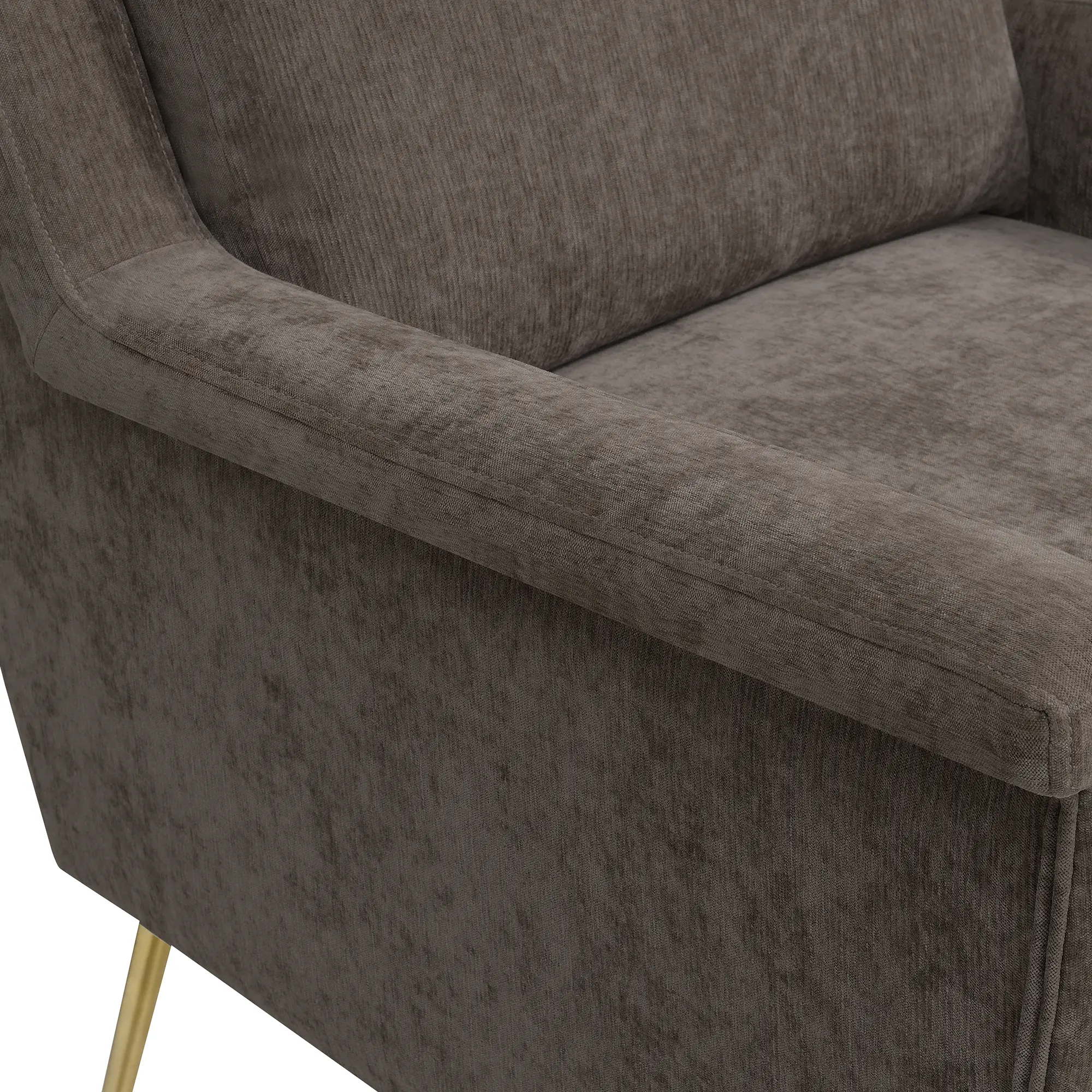 Cambridge Mid Century Modern Cocoa Brown Accent Chair-4