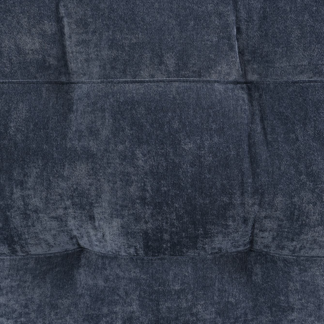 Contemporary Slate Blue Upholstered Chaise - Dominick-8