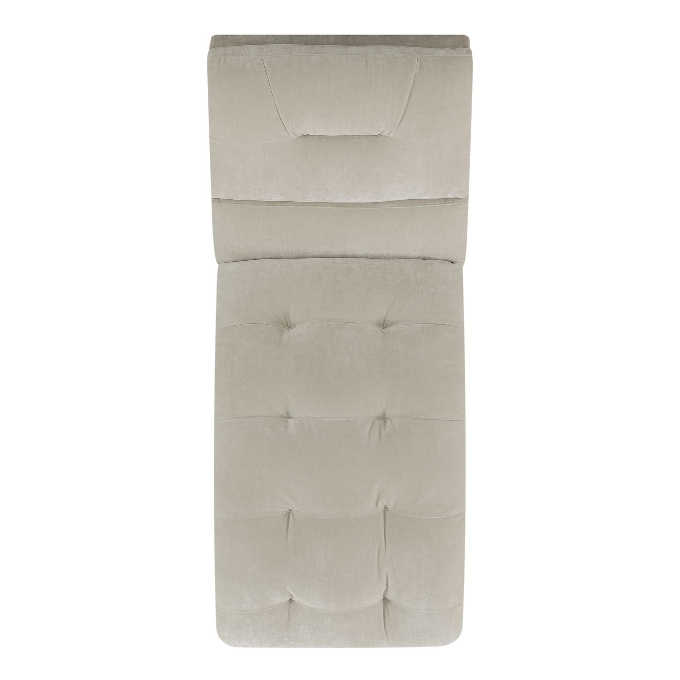 Contemporary Off White Upholstered Chaise - Dominick-6