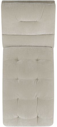 Contemporary Off White Upholstered Chaise - Dominick-6