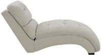 Contemporary Off White Upholstered Chaise - Dominick-7