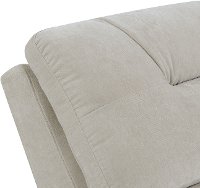 Contemporary Off White Upholstered Chaise - Dominick-8