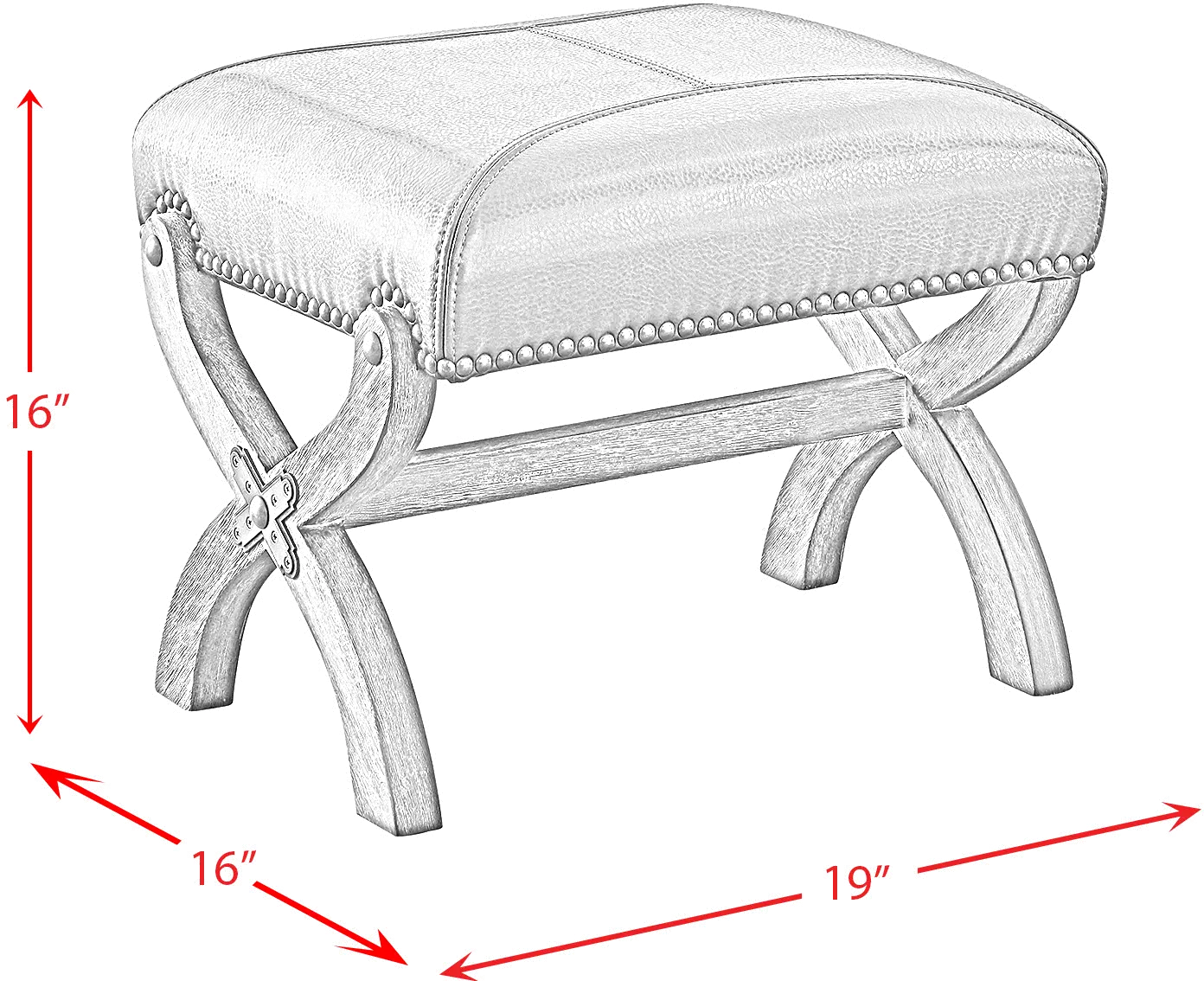 Hunter Brown Accent Chair and Ottoman-8