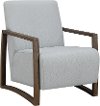 Contemporary Light Gray Accent Chair - Furman