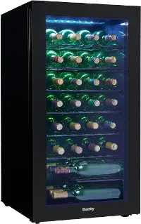DWC036A2BDB-6 Danby 36 Bottle Wine Cooler - Black