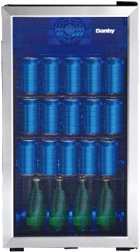 DBC117A1BSSDB-6 Danby Compact Refrigerator - 3.1 cu. ft. Stainless Steel