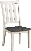Clearance Farmhouse White and Gray Dining Room Chair - Remy