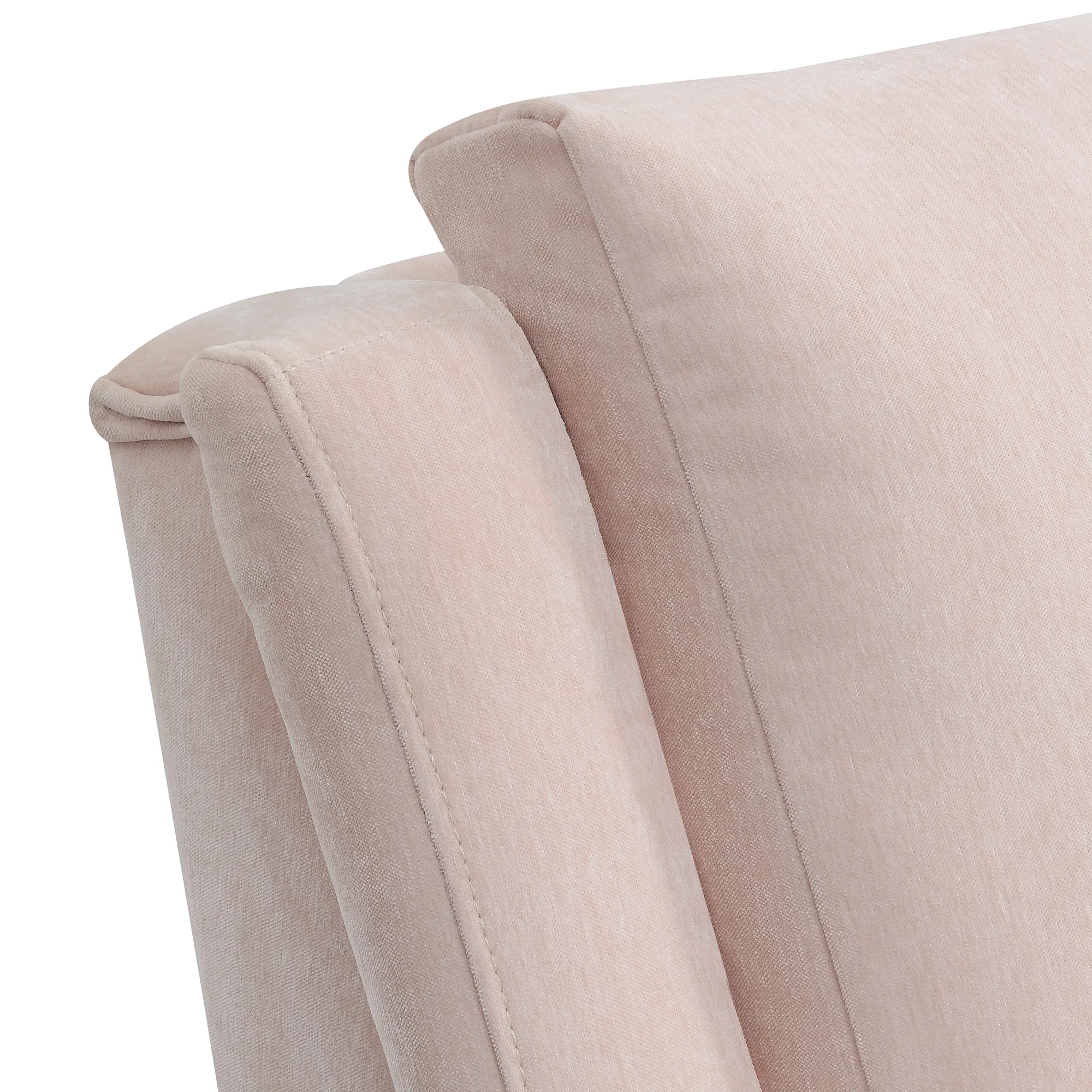 Cambridge Mid Century Modern Blush Pink Accent Chair-7