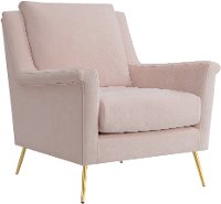 Mid Century Modern Blush Pink Accent Chair - Cambridge-3