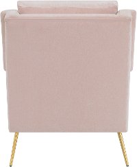 Mid Century Modern Blush Pink Accent Chair - Cambridge-6