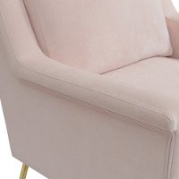 Mid Century Modern Blush Pink Accent Chair - Cambridge-8