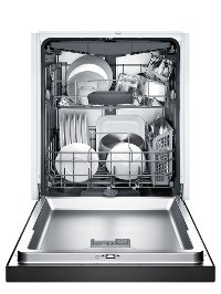SHEM63W56N Bosch 300 Series Dishwasher - Black-3