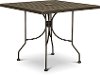 Chocolate Brown 36 Inch Square Patio Table - Avalon