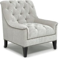 Traditional Light Gray Chair - Madeline-2