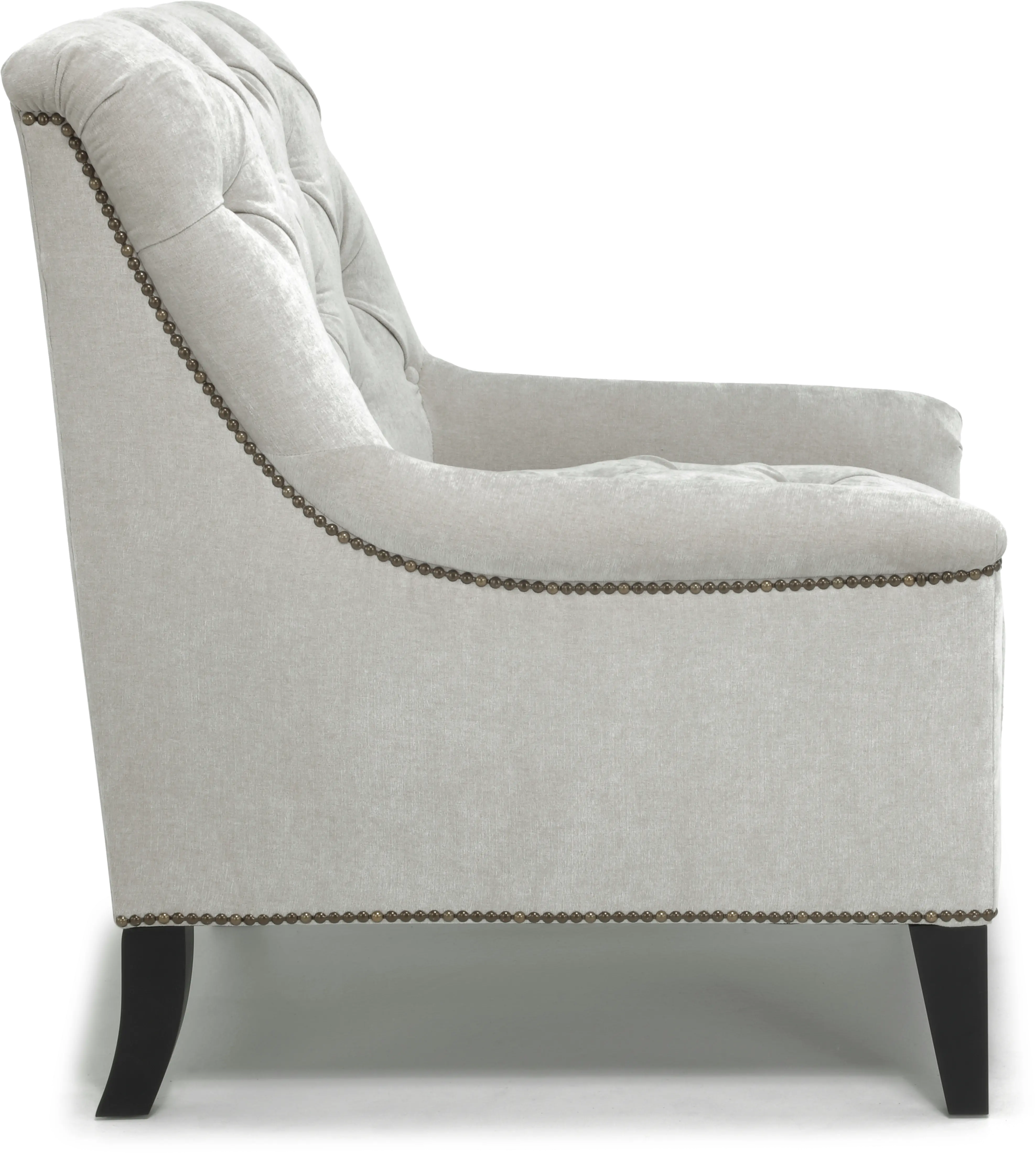 Traditional Light Gray Chair - Madeline-3