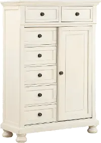 Traditional Off-White Gentleman's Chest - Stella
