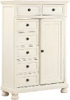 Traditional White Gentleman's Chest - Stella