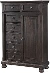 Traditional Chocolate Brown Gentleman's Chest - Stella