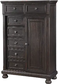 Traditional Chocolate Brown Gentleman's Chest - Stella