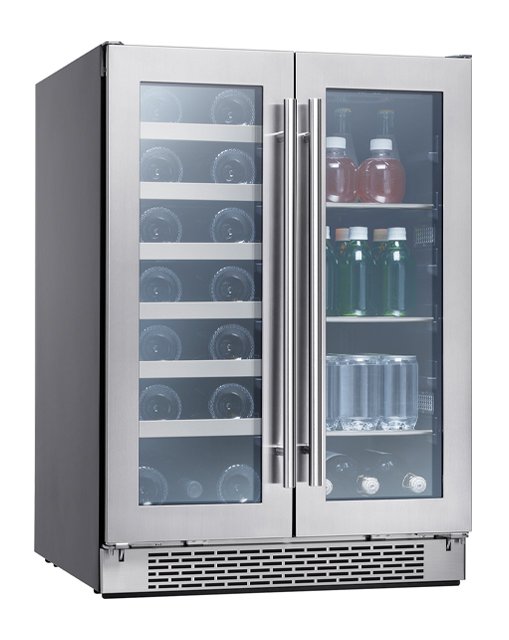 PRWB24C32BG Zephyr Presrv Dual Zone Wine and Beverage Refrigerator - Stainless Steel-2