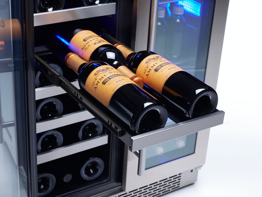 PRWB24C32BG Zephyr Presrv Dual Zone Wine and Beverage Refrigerator - Stainless Steel-4