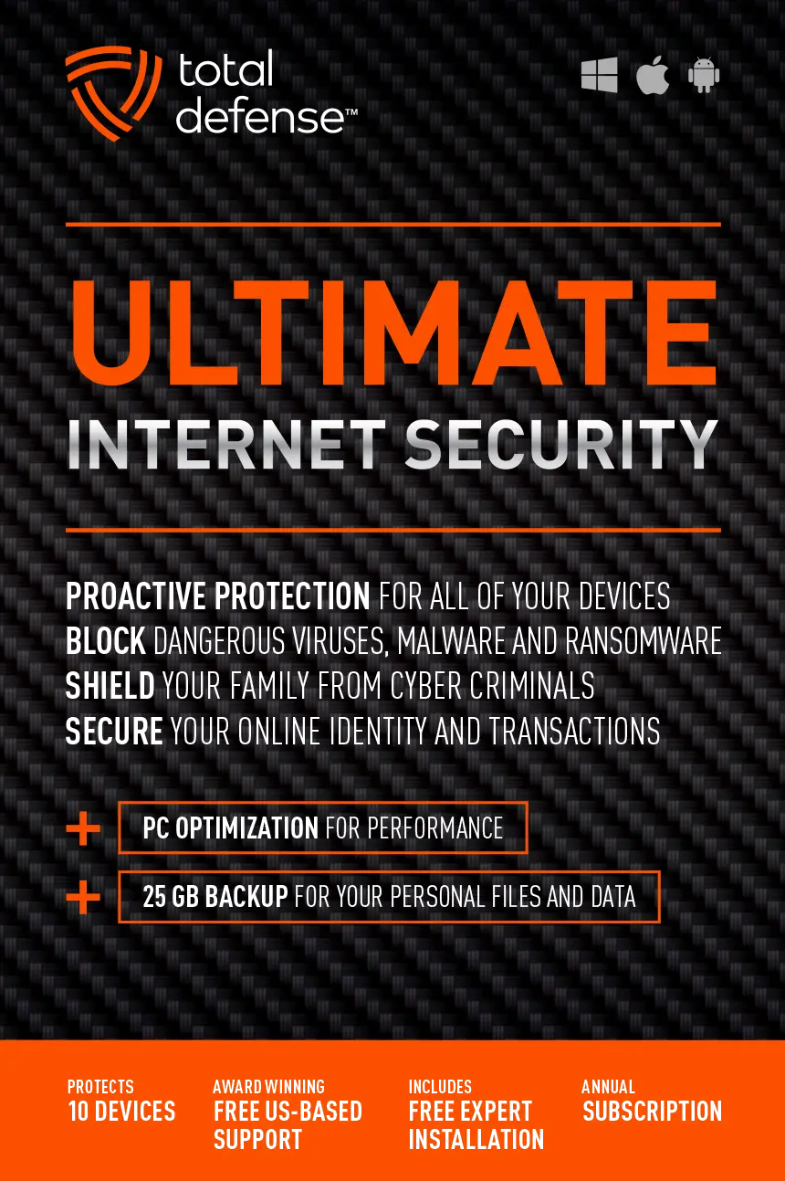 10 DEVICE ULTIMATE INTERNET SECURITY Total Defense Ultimate Internet Security-1