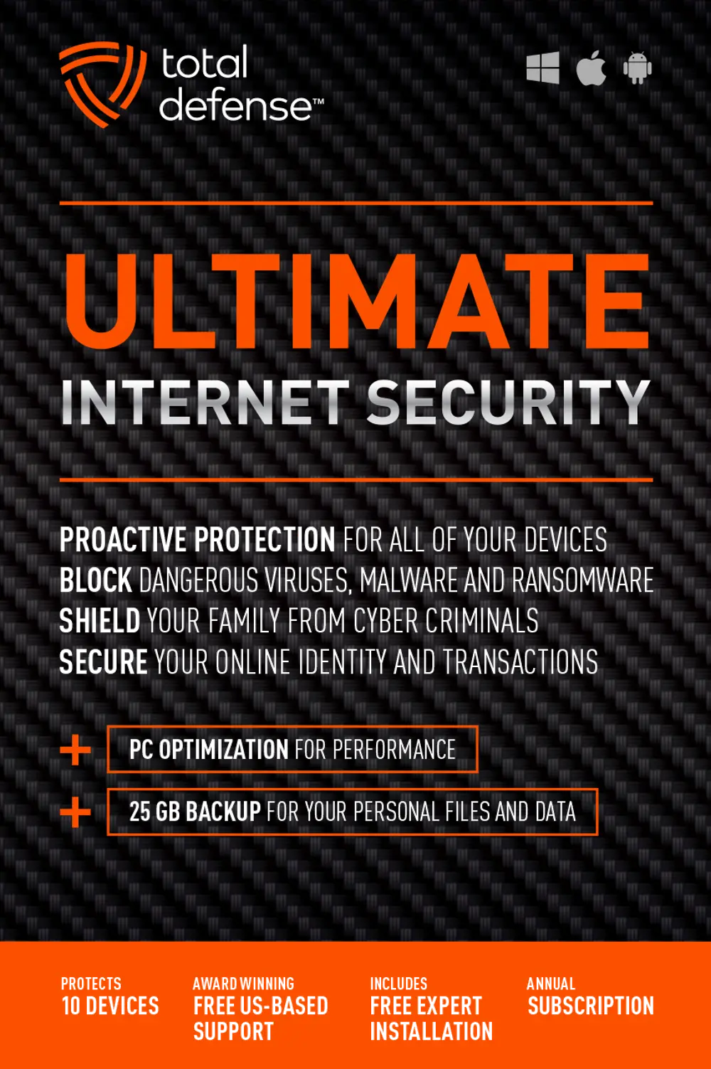 ULTIMATEINTRNTSECRTY Total Defense Ultimate Internet Security-1