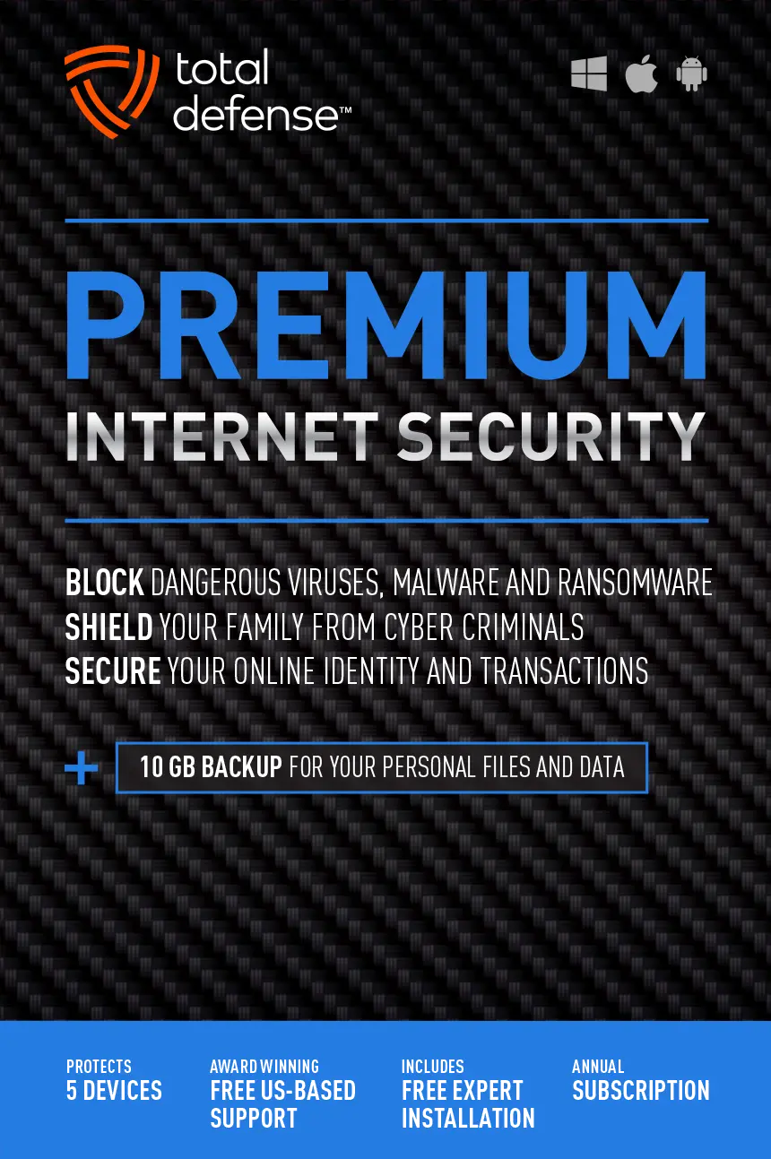 5 DEVICE PREMIUM INTERNET SECURITY Total Defense Premium Internet Security-1