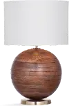Contemporary Natural Wood Table Lamp - Bespin