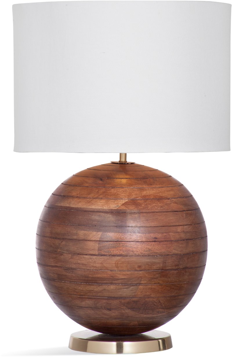 Contemporary Natural Wood Table Lamp - Bespin | RC Willey