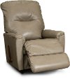 10-796/LB653364 Mushroom Leather-Match Reclina Rocker - Neptune