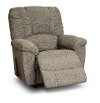 10-537/B655056 Pewter Gray Reclina Rocker - Hayes