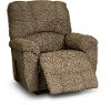 10/537/B655076 Clearance Suede Brown Reclina Rocker - Hayes