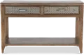 Corvelle Industrial Timberwood Sofa Table